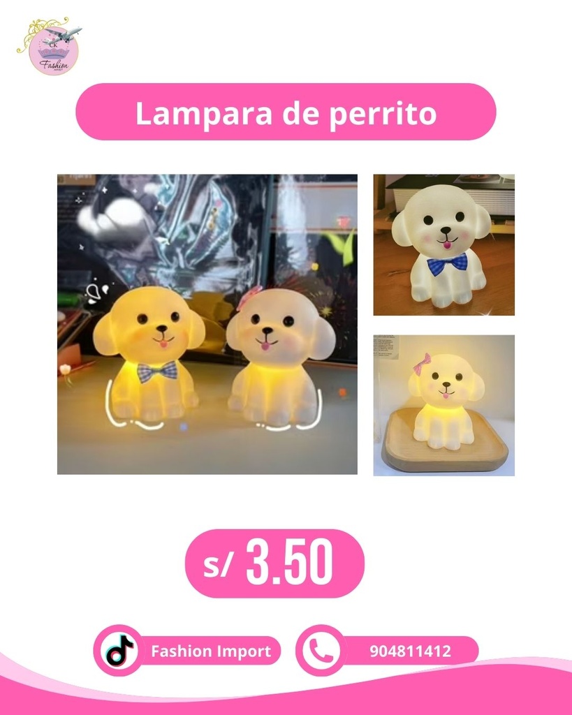 LAMPARA DE PERRITO