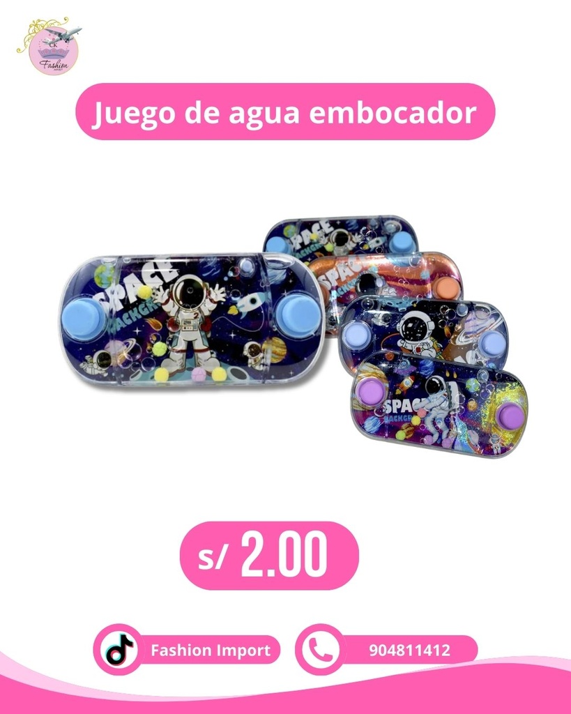 JUEGO DE AGUA EMBOCADOR