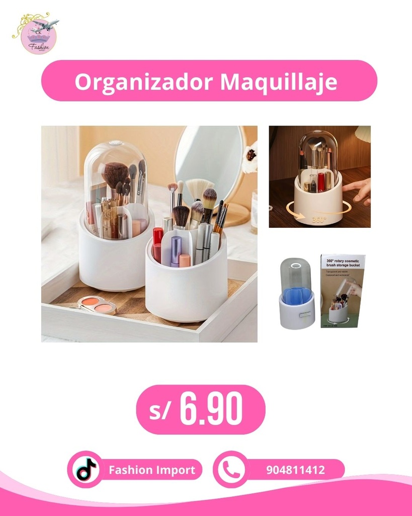 ORGANIZADOR DE MAQUILLAJE