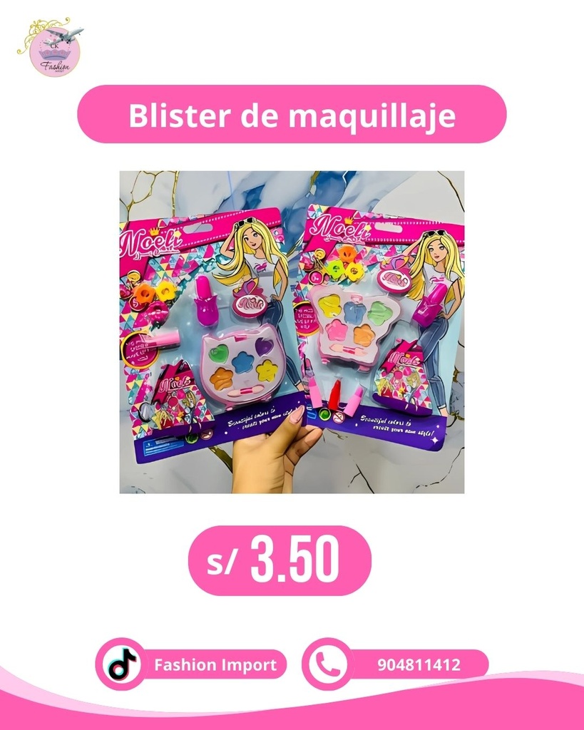 BLISTER DE MAQUILLAJE