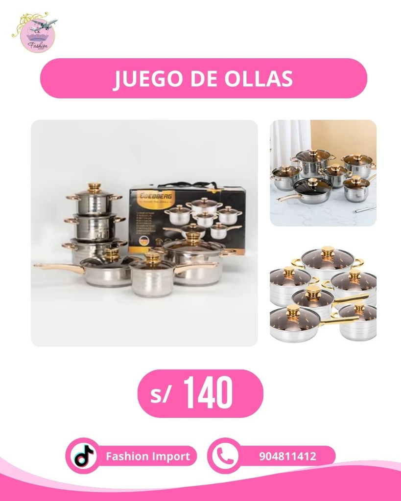 JUEGO DE OLLAS 