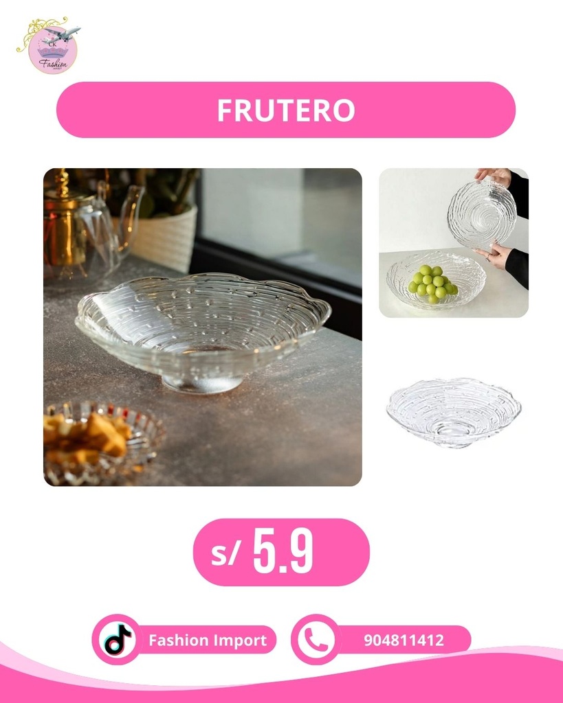 FRUTERO DE VIDRIO