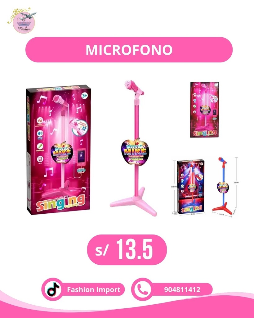 MICROFONO PARA NIÑ@S