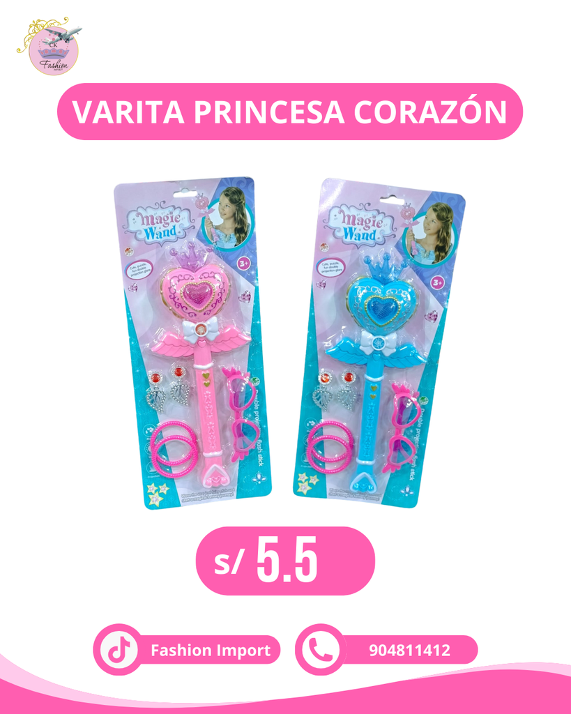 VARITA PRINCESA CORAZON