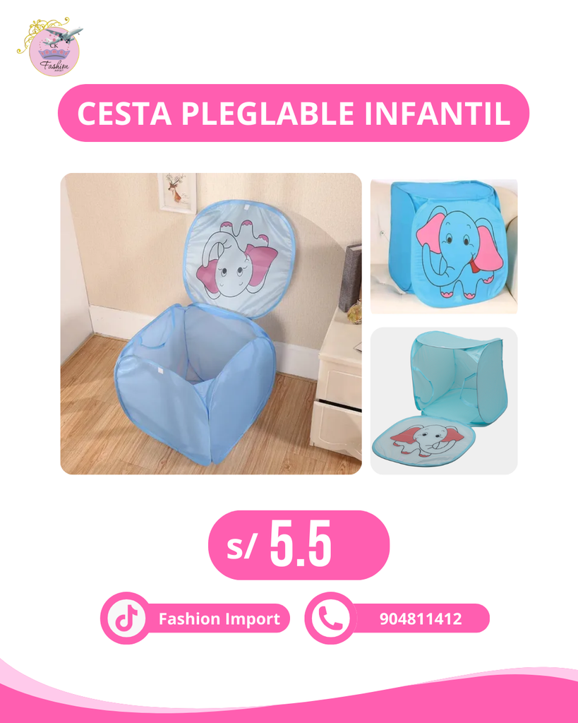 CESTA PLEGABLE INFANTIL