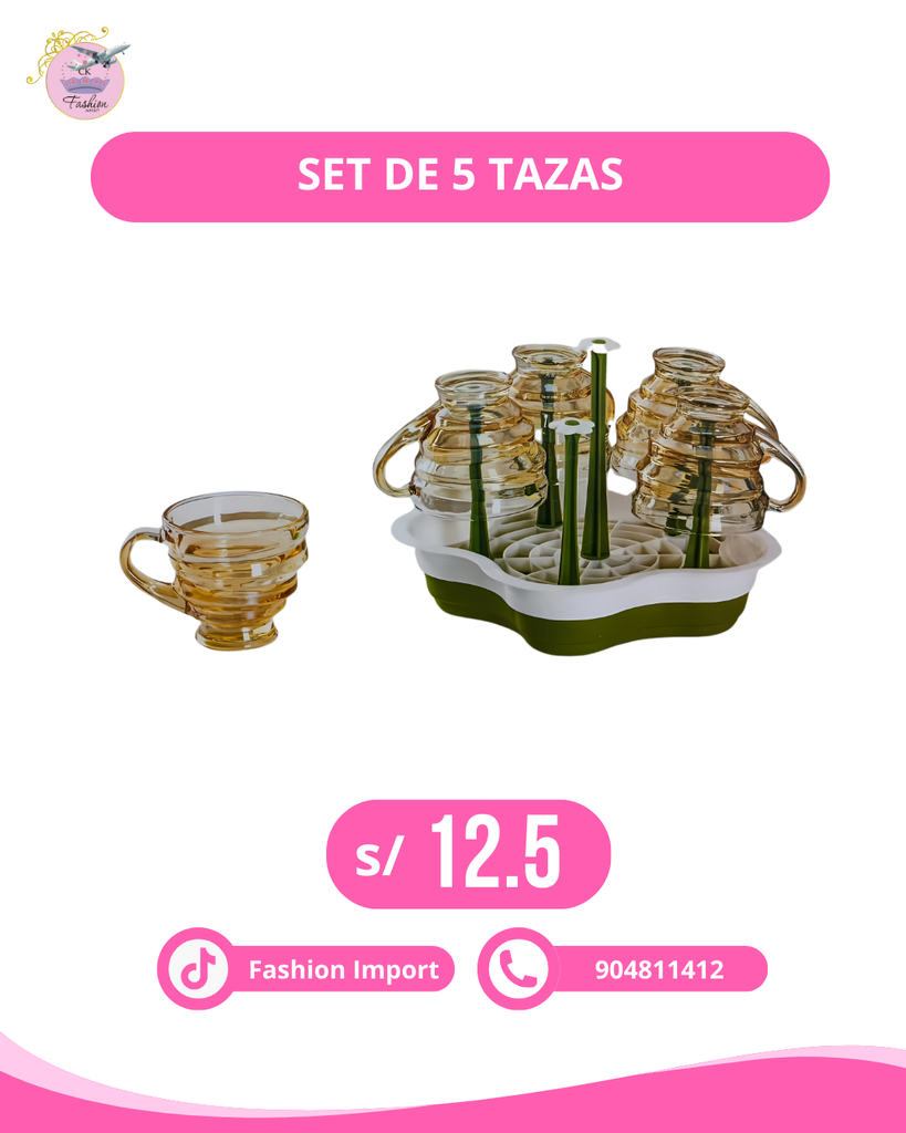 SET DE TAZAS