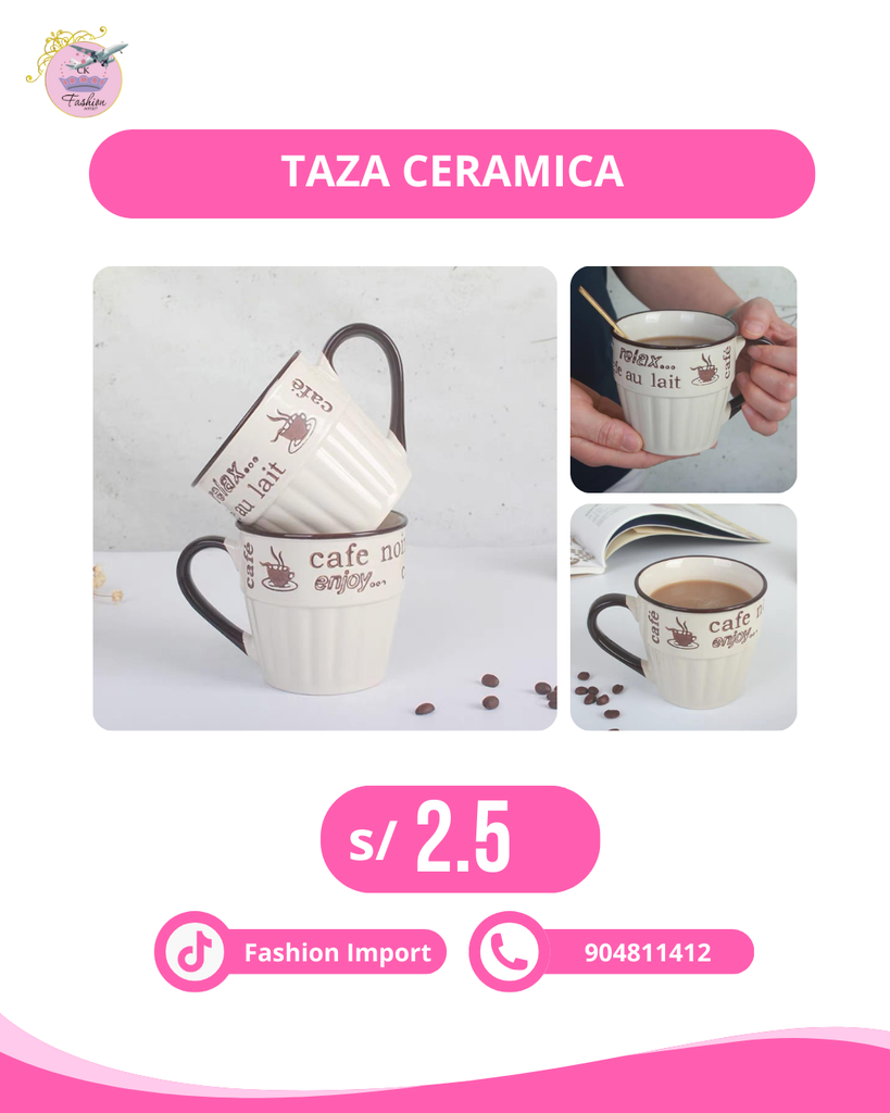 TAZA CERÁMICA