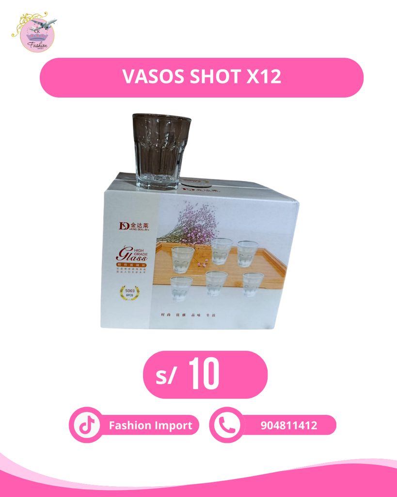 VASOS SHOT X 12