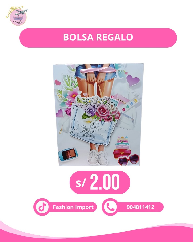 BOLSA DE REGALO 3D