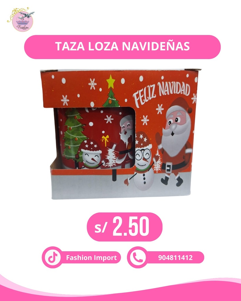 TAZA NAVIDEÑA