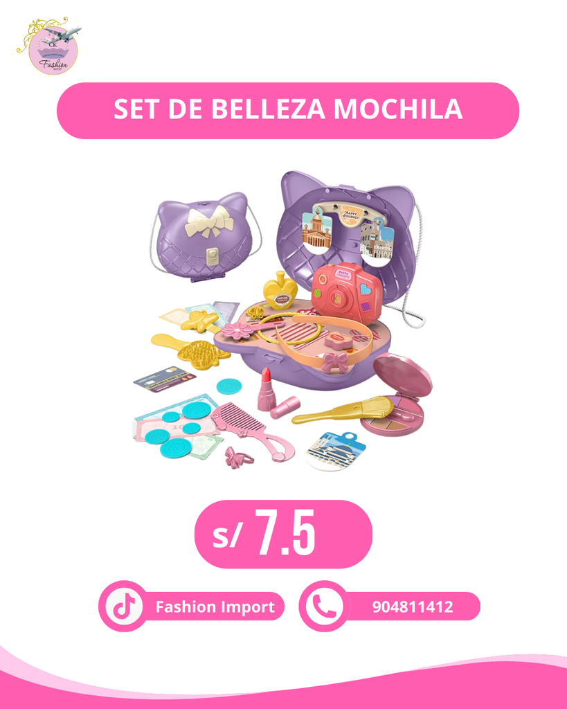 SET DE BELLEZA MOCHILA