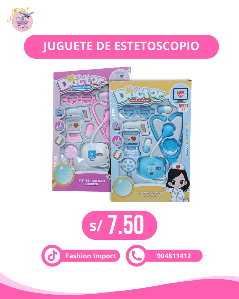 JUGUETE DE ESTETOSCOPIO
