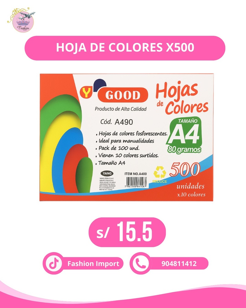 HOJAS DE COLORES