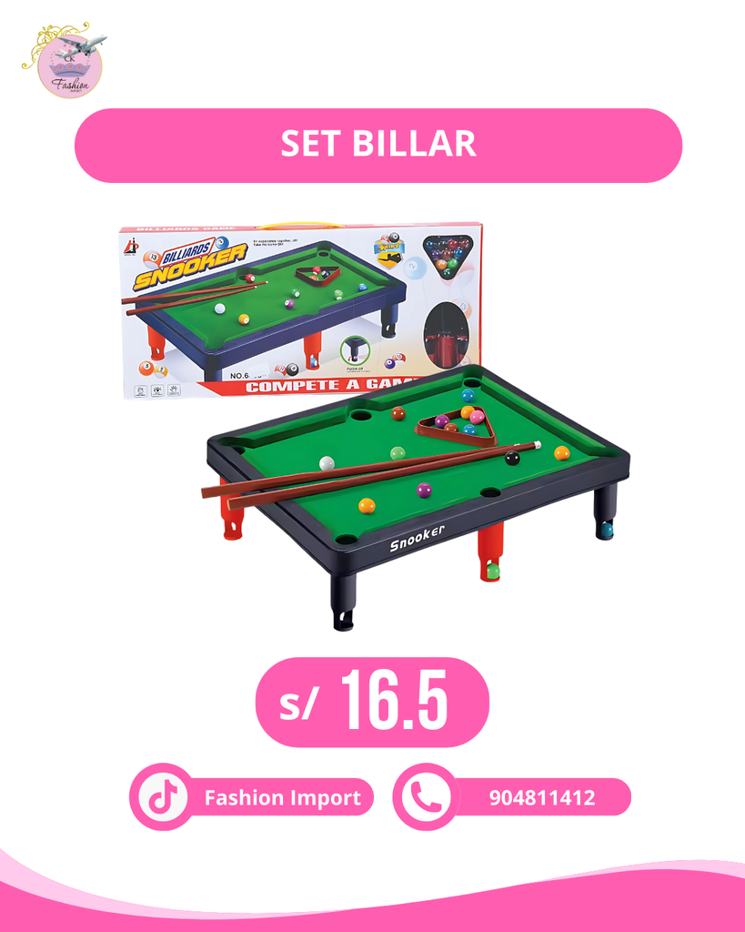 SET DE BILLAR