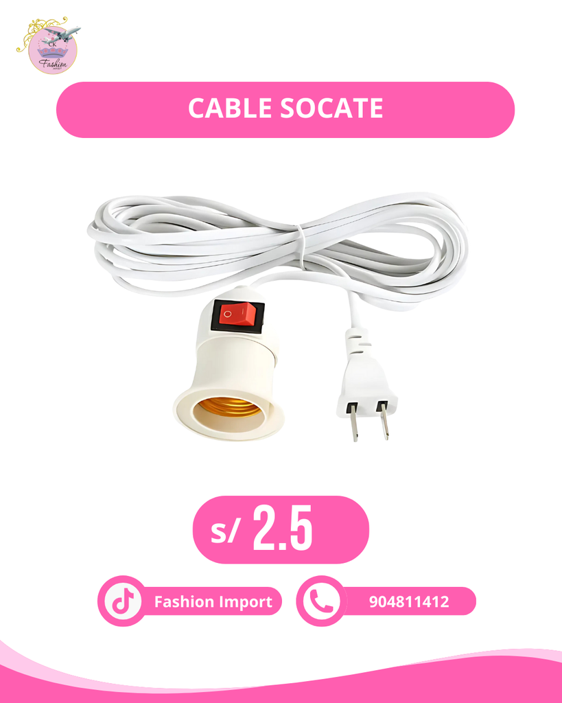 CABLE CON SOCATE