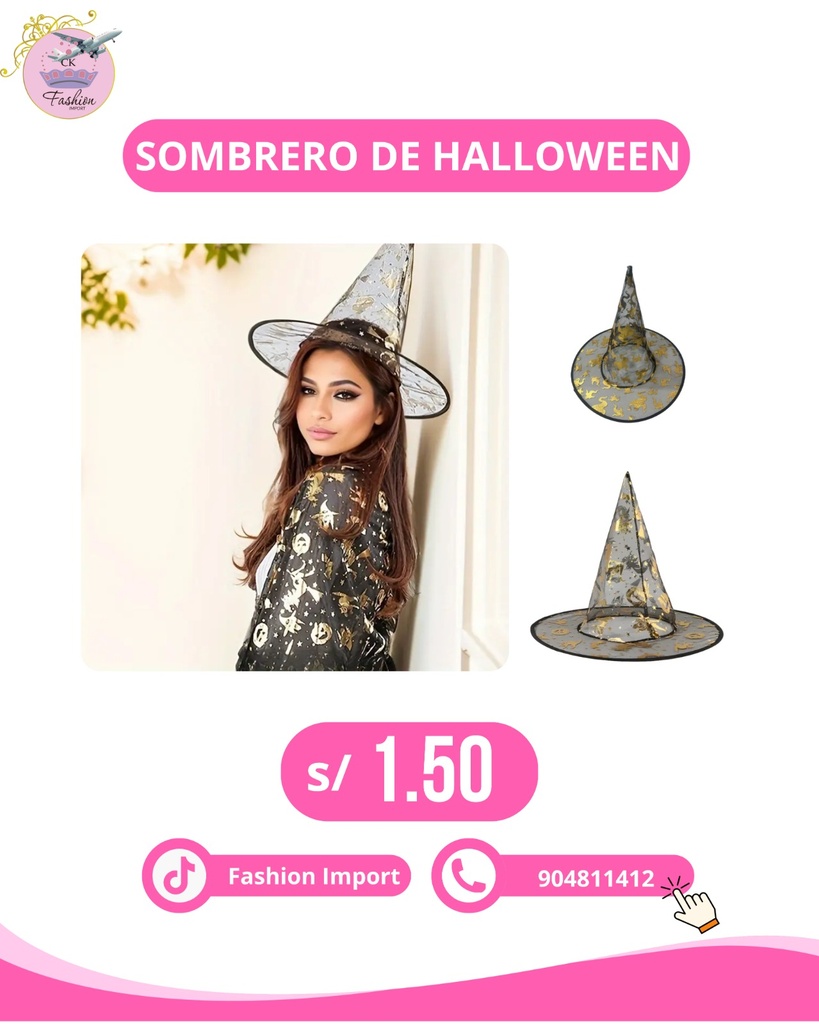 SOMBRERO DE HALLOWEN