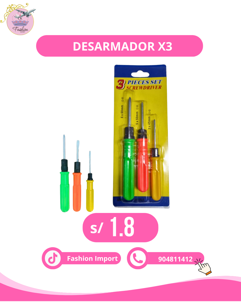 DESARMADOR X3