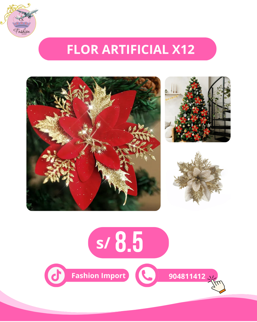 FLOR ARTIFICIAL X12