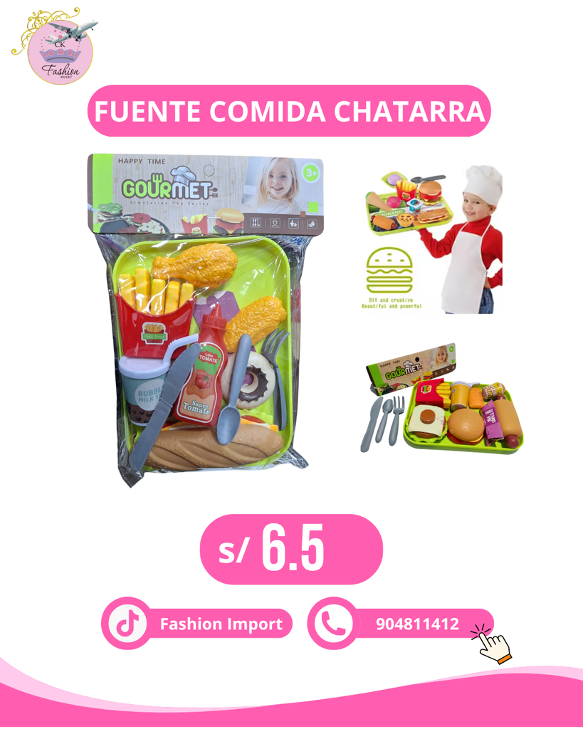 FUENTE DE COMIDA CHATARRA