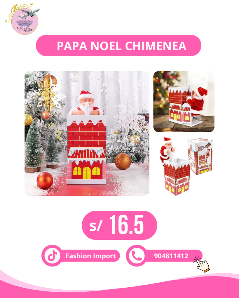PAPA NOEL CHIMENEA