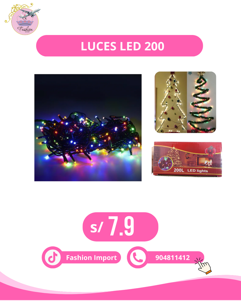 LUCES LED LINEAL DE 200 FOCOS