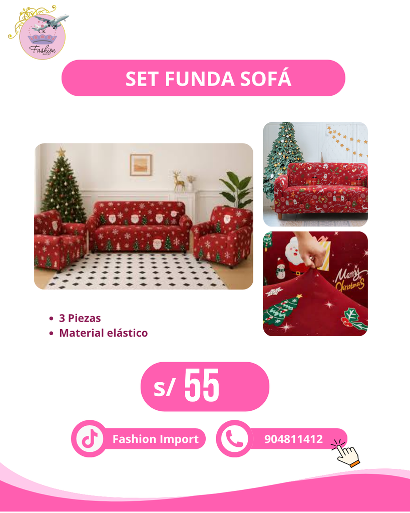 SET DE FUNDA SOFA