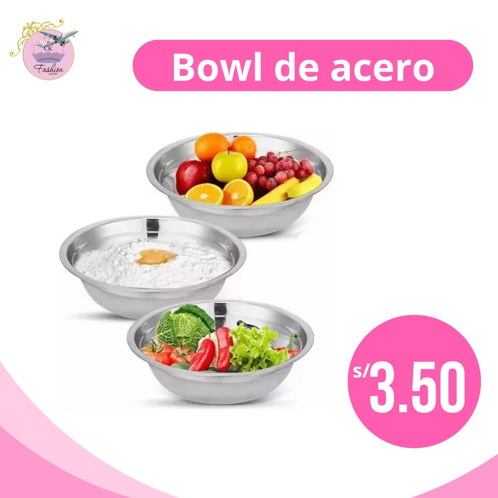 BOWL DE ACERO