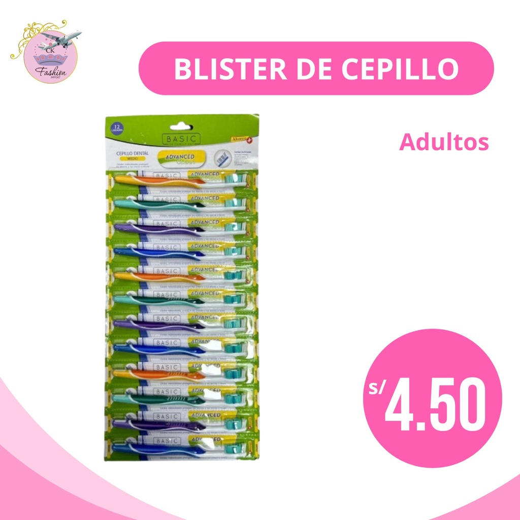 BLISTER DE CEPILLO ADULTO