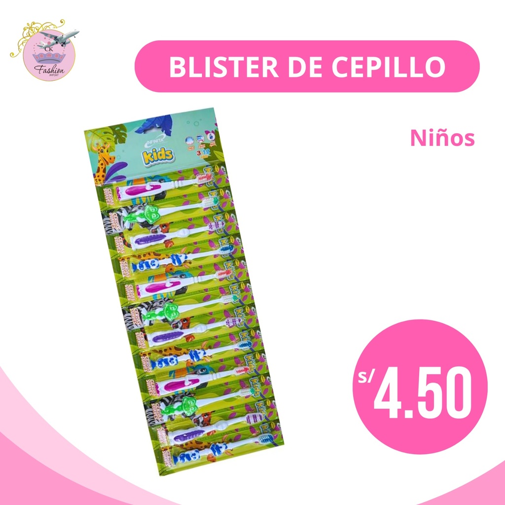 BLISTER DE CEPILLO DE NIÑOS