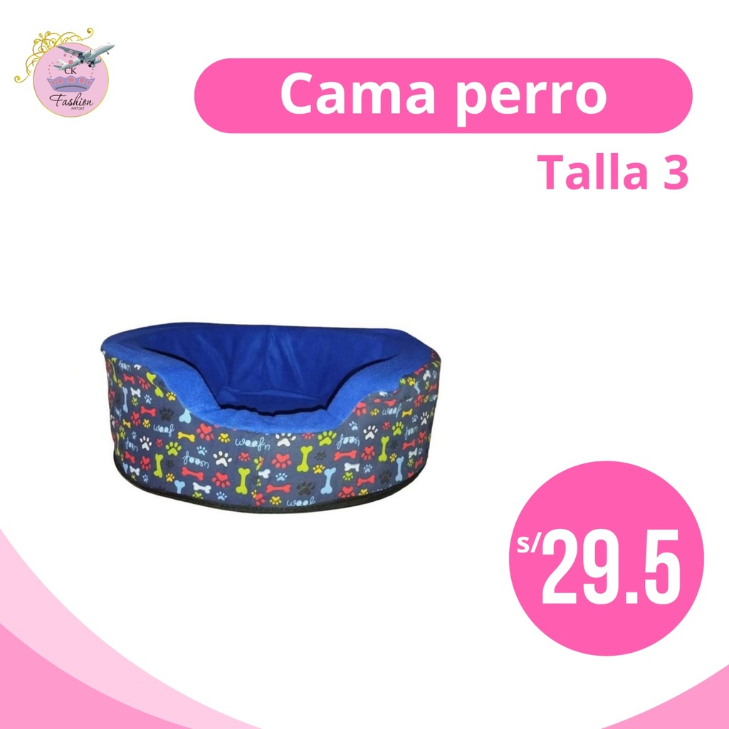CAMA DE PERRO TALLA 3