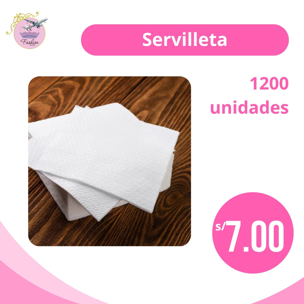 SERVILLETA 1200 UNIDADES