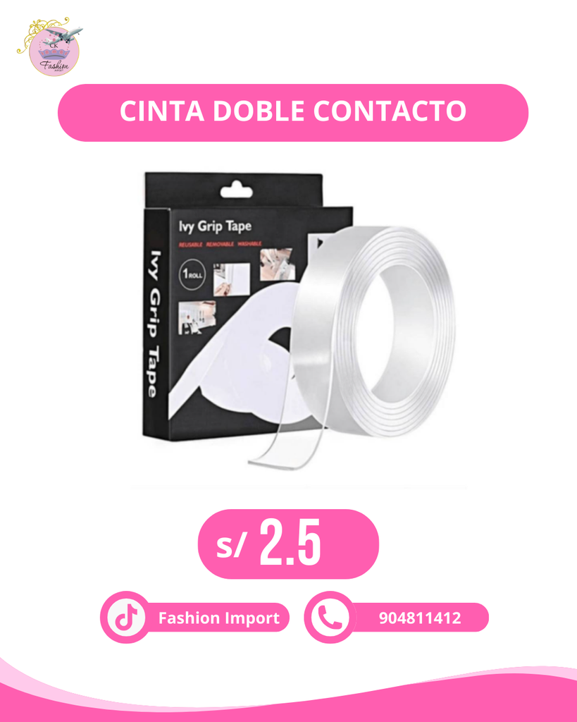 CINTA DOBLE CONTACTO
