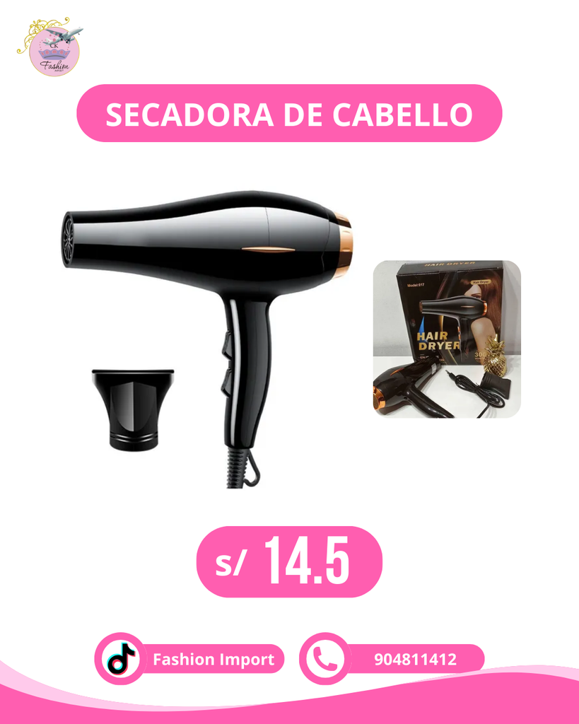 SECADORA DE CABELLO