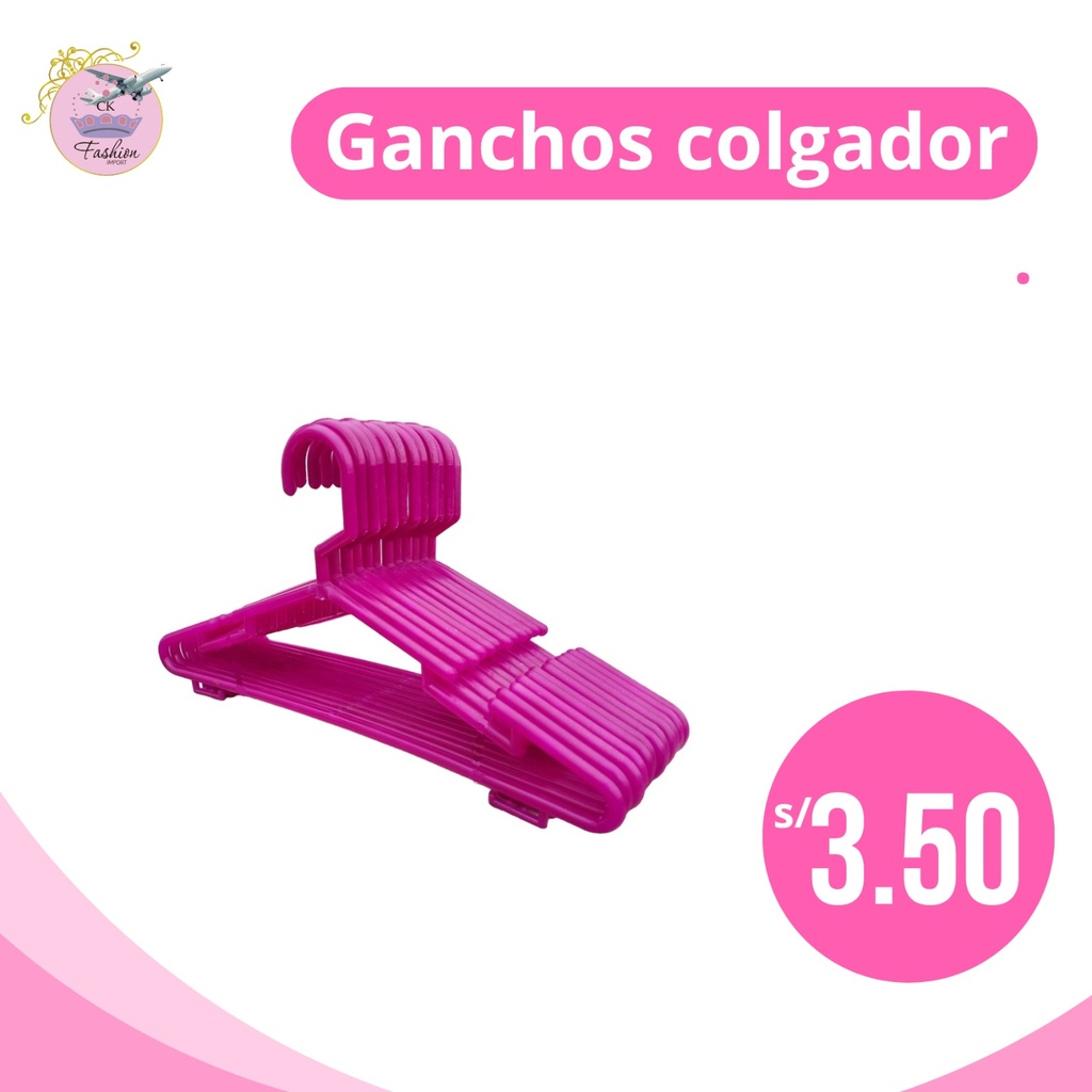 GANCHOS COLGADOR X12