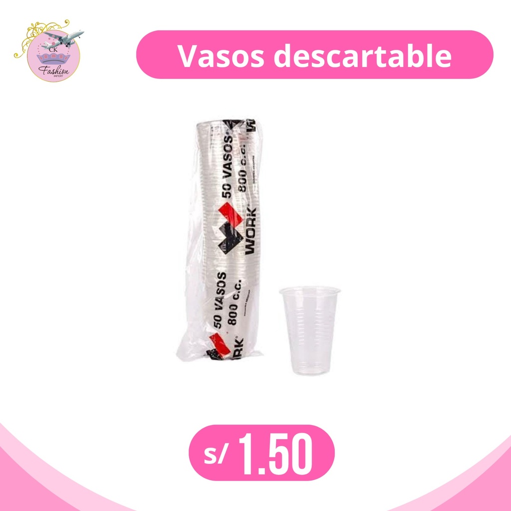 VASOS DESCARTABLES