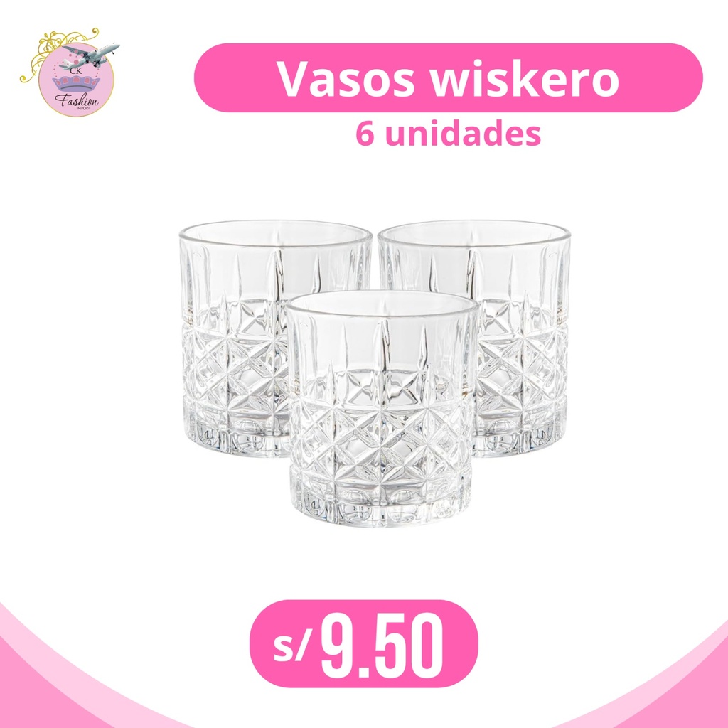 VASOS WISKEROS