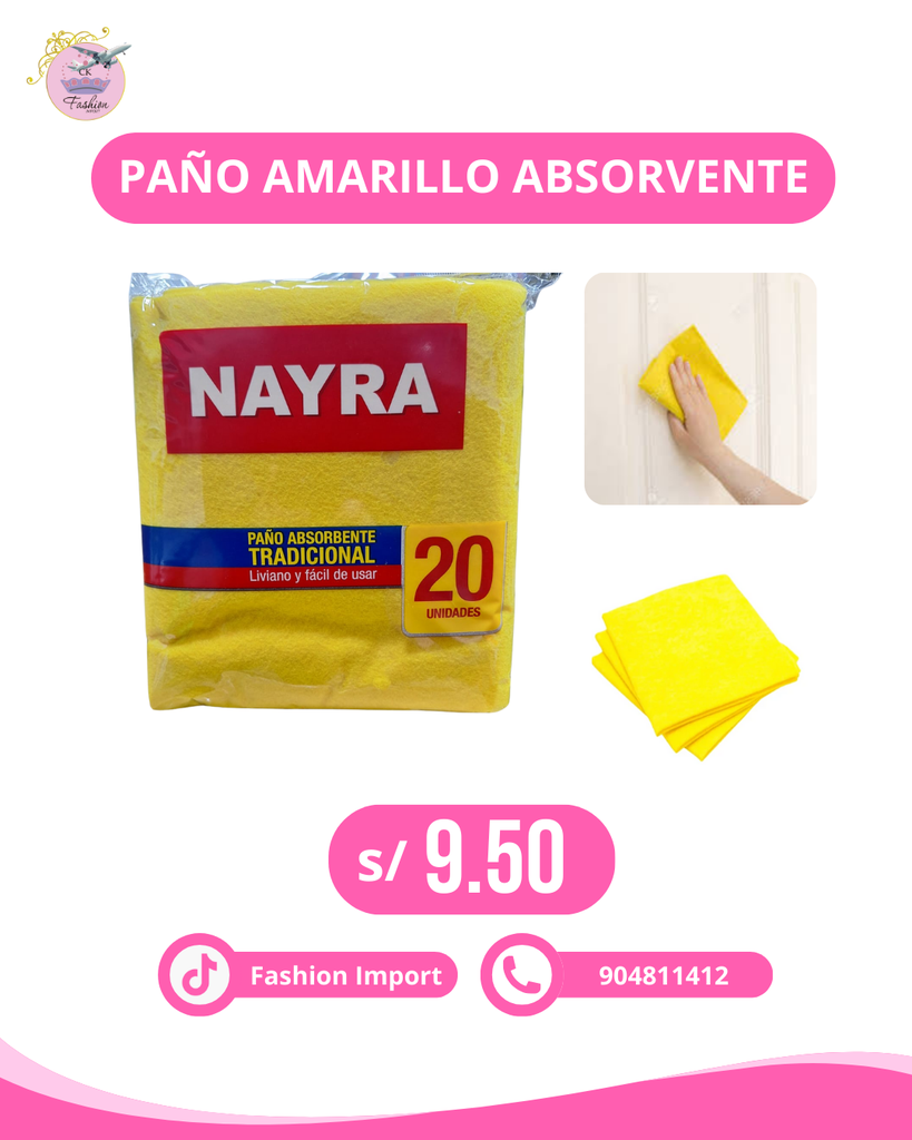 PAÑO AMARILLO