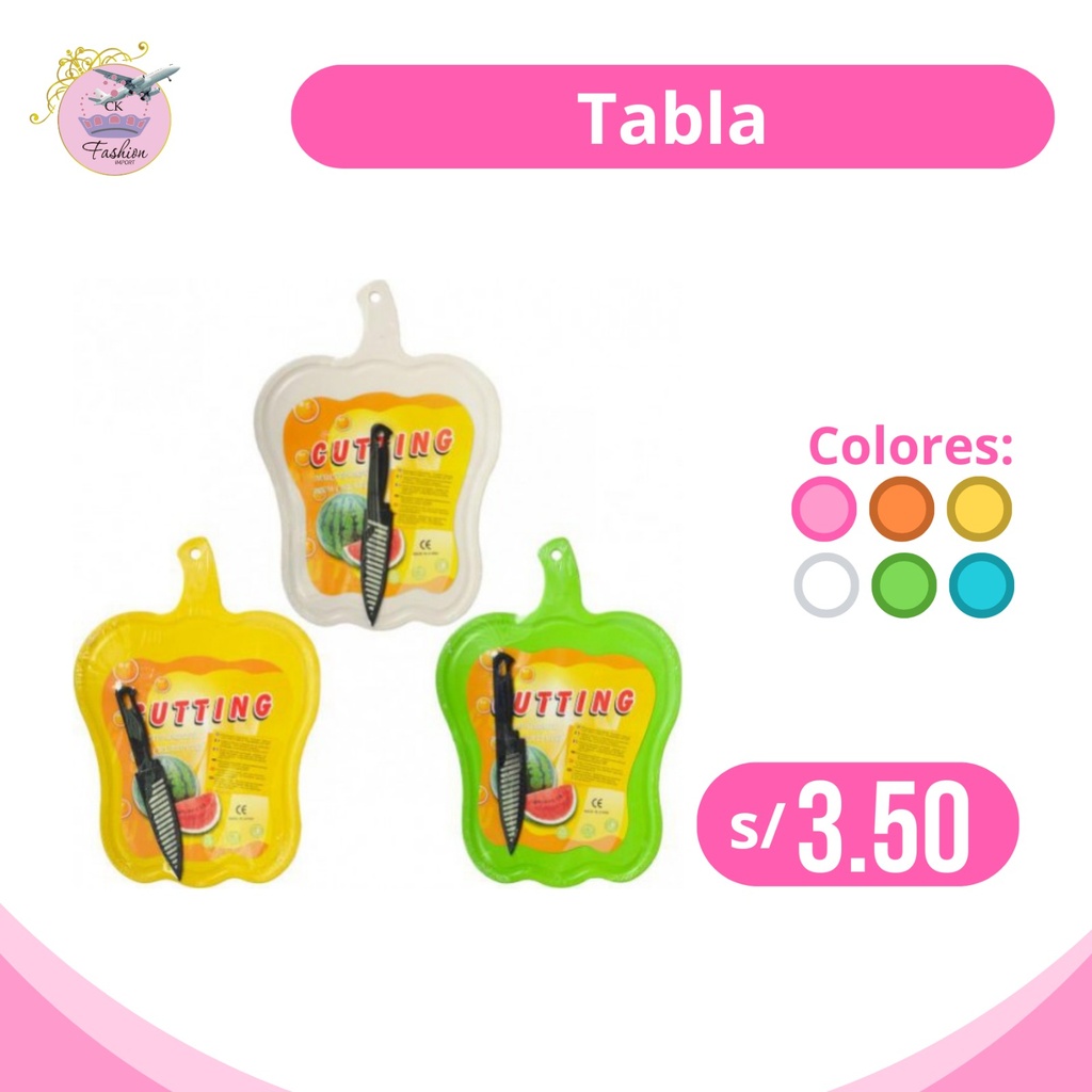 TABLA DE PIZAR PLASTICO