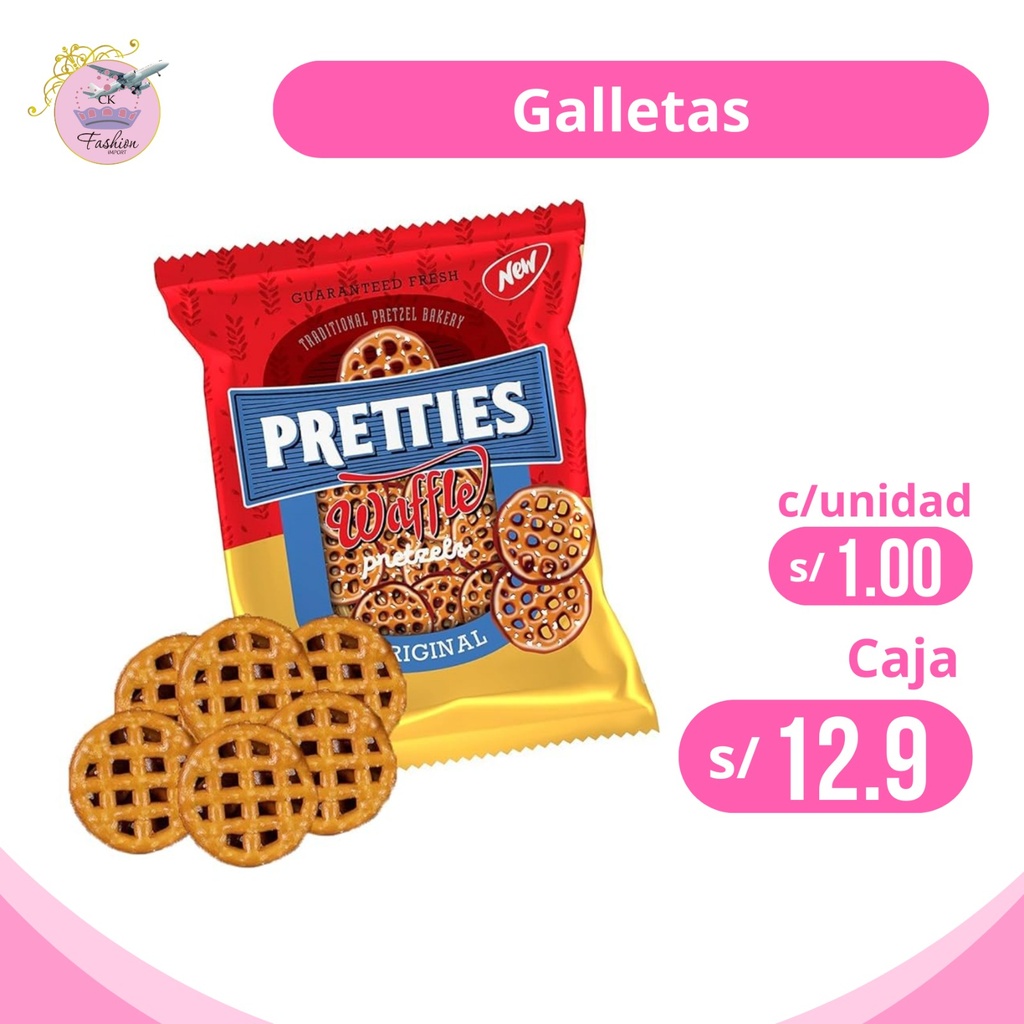 GALLETAS PRETIIES X UNIDAD