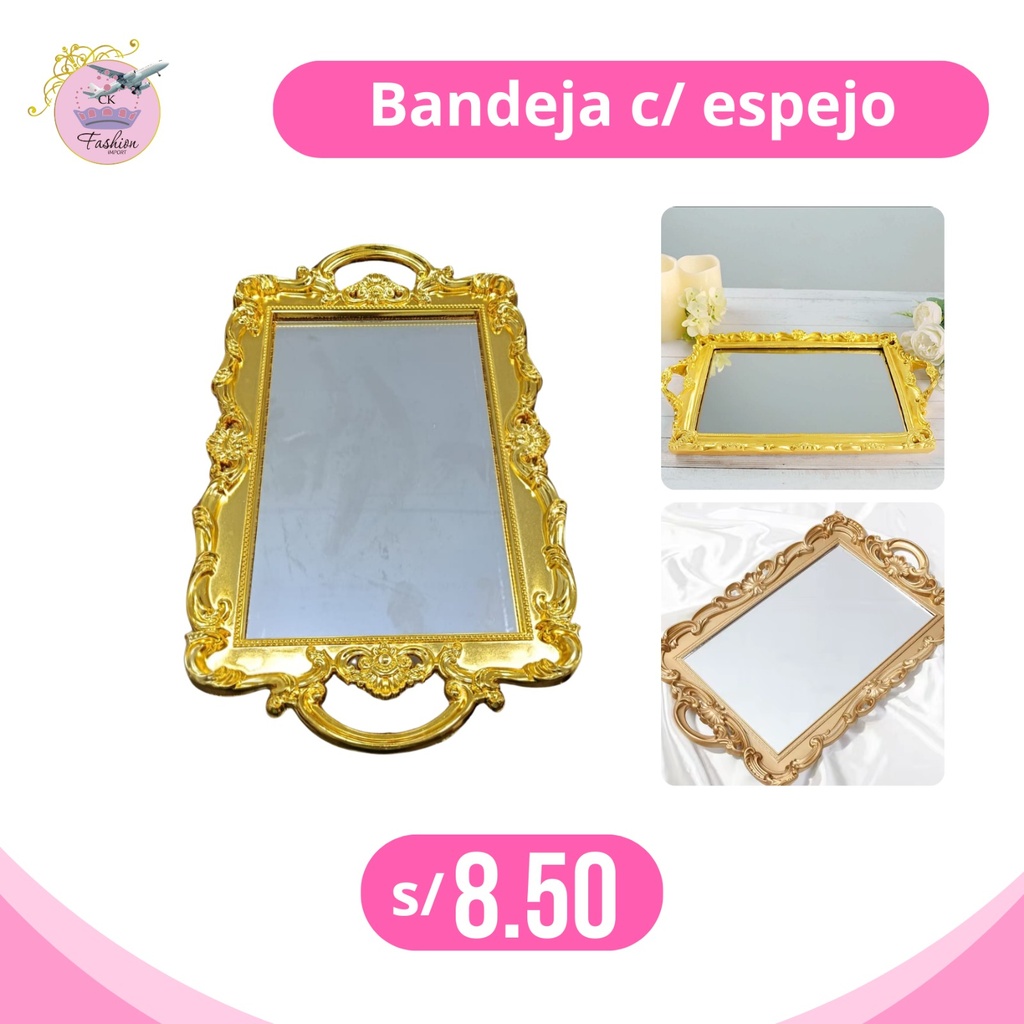 BANDEJA CON ESPEJO
