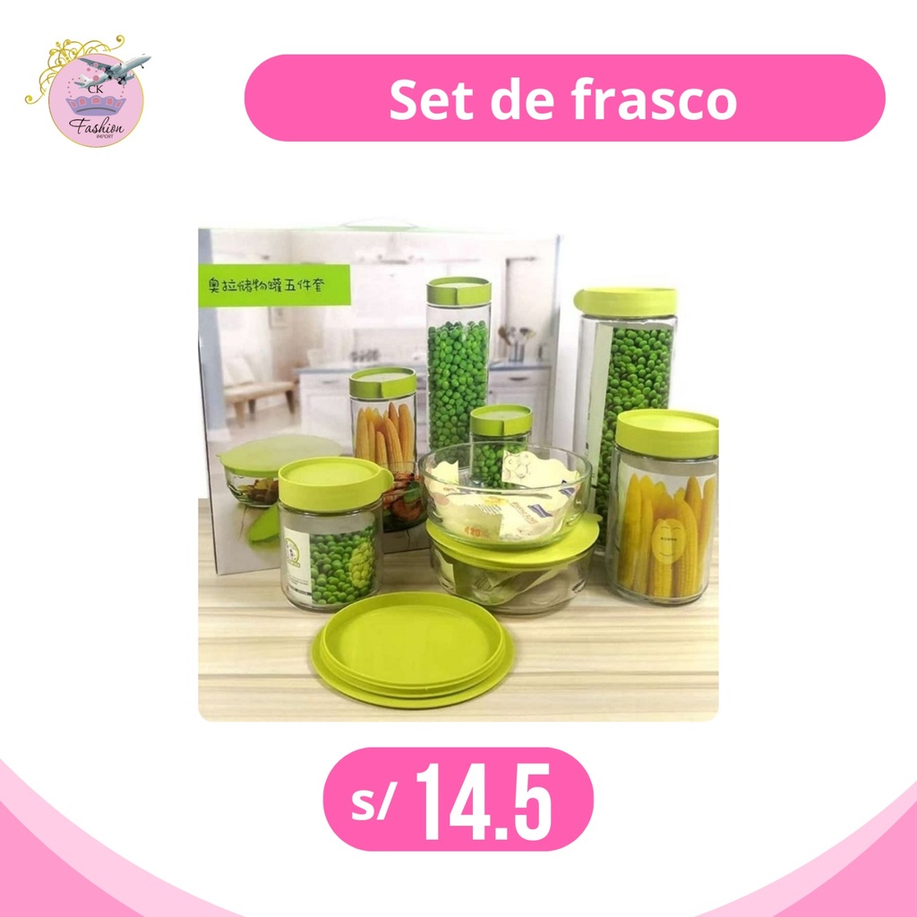 SET DE FRASCOS