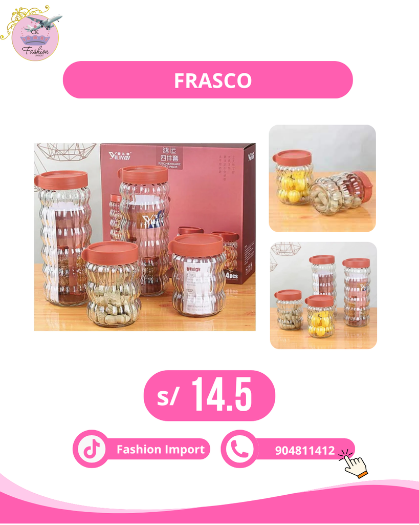 SET DE FRASCOS