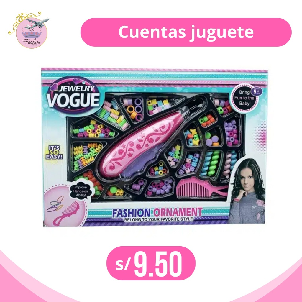 CUENTAS DE JUGUETE