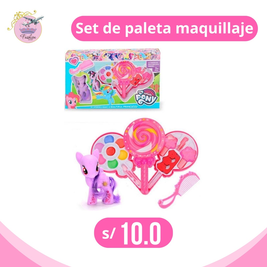 SET DE PALETA DE MAQUILLAJE NIÑAS
