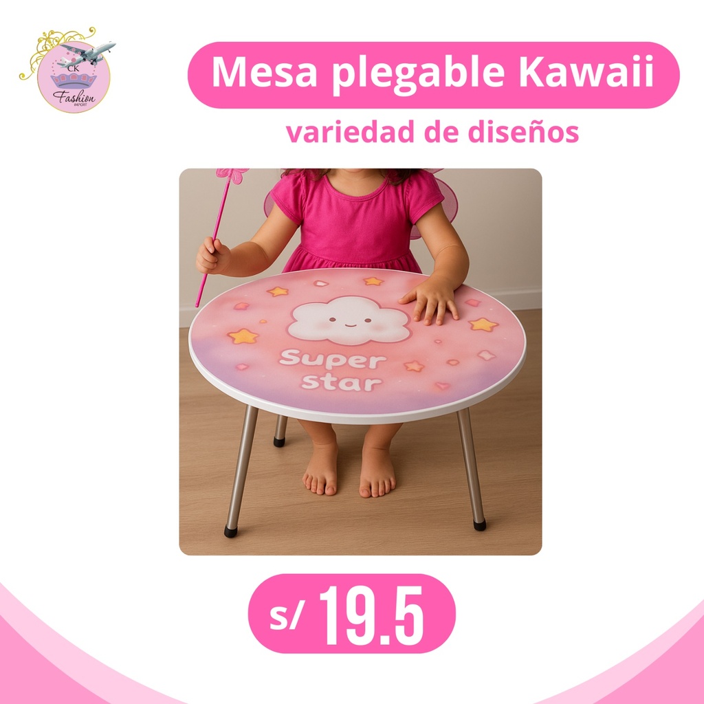 MESA PLEGABLE KWAII