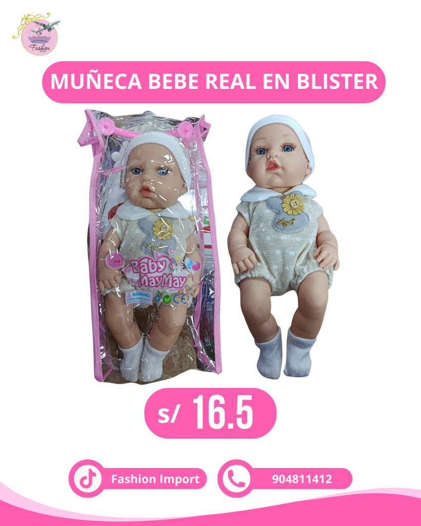 MUÑECA BEBE REAL