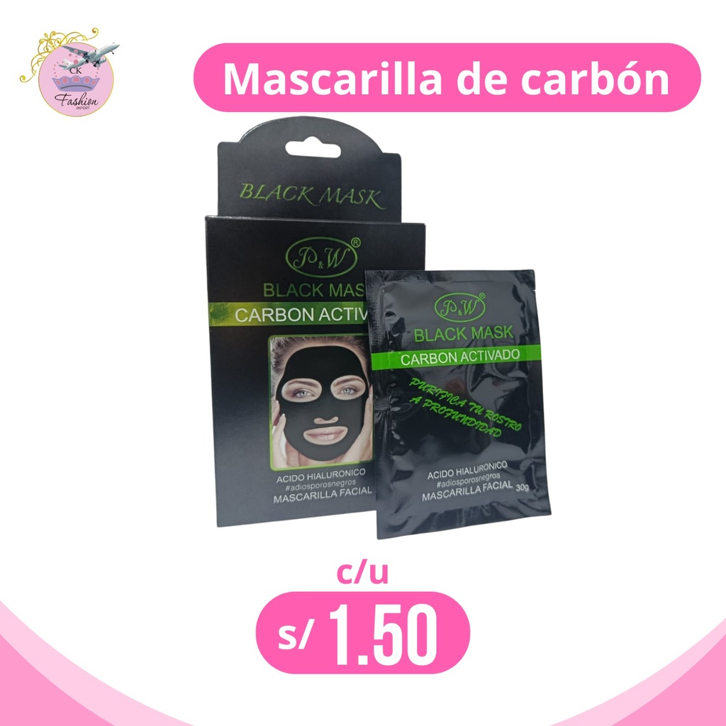 MASCARILLA DE CARBON