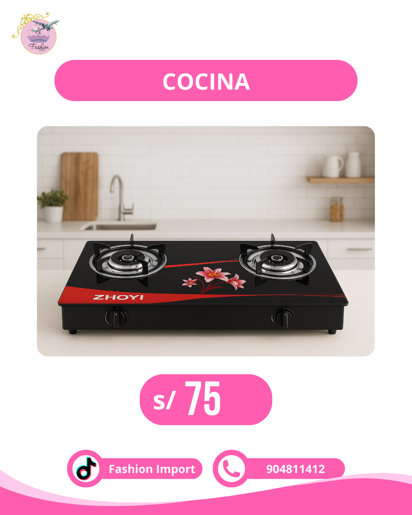 COCINA DE 2 HORNILLAS