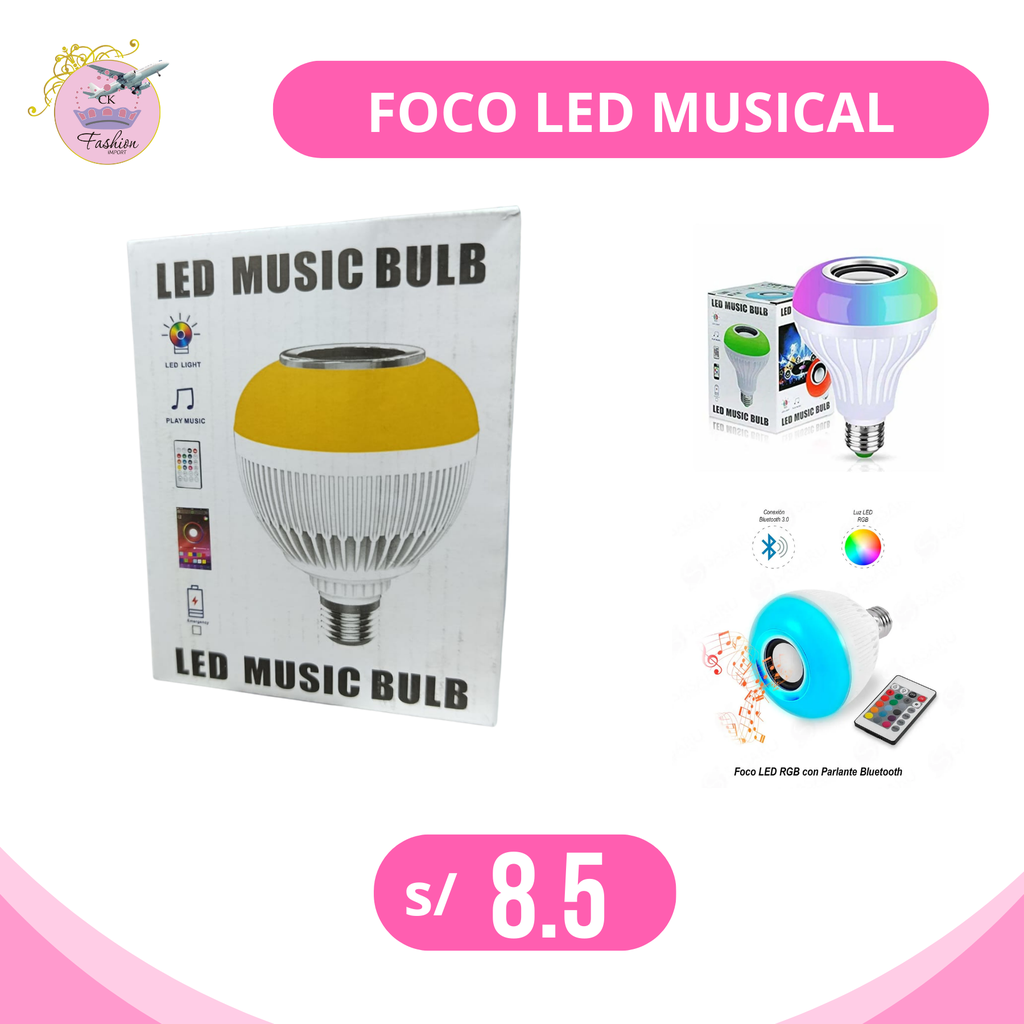 FOCO LED MUSICAL