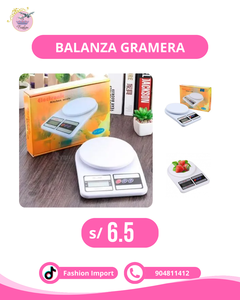 BALANZA GRAMERA